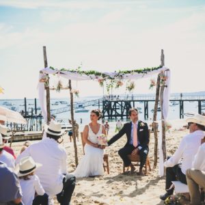 Get Mariage theme plage chic For iPhone