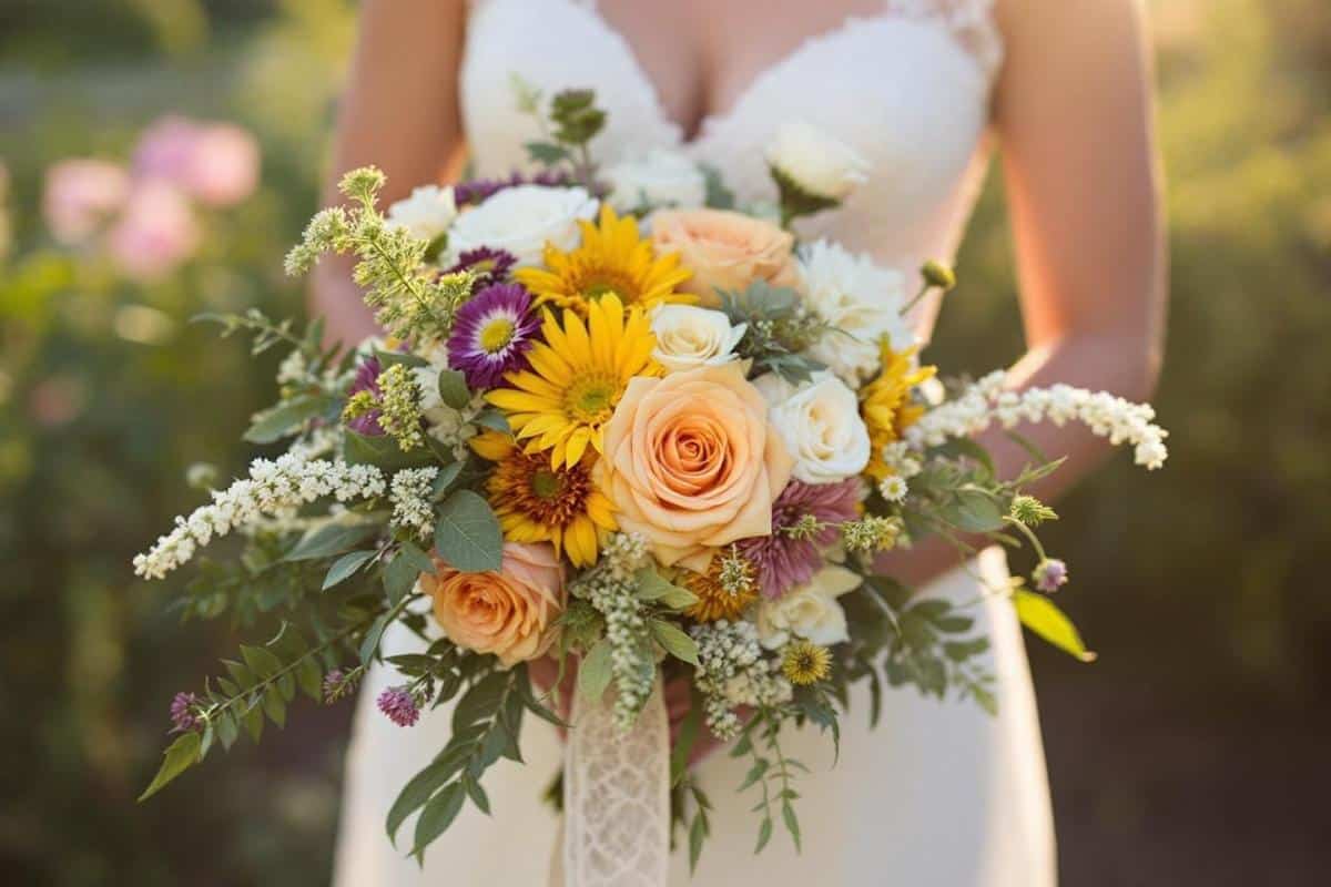 Bouquet de mariée champêtre : idées et inspiration pour votre mariage
