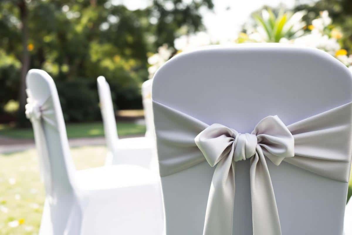 Location housse de chaise mariage - Prix et disponibilité